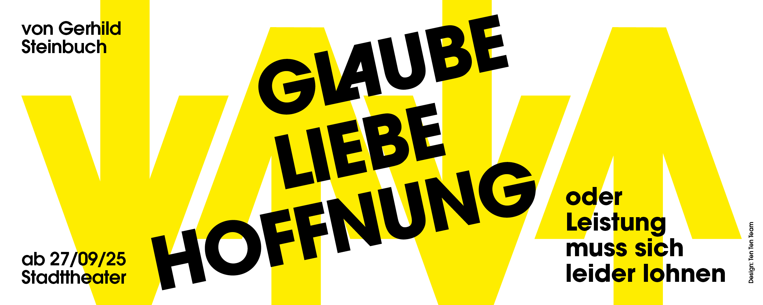 Theater Konstanz –  Glaube Liebe Hoffnung